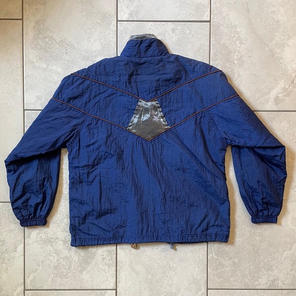 Vintage Active Frontier Reflective Windbreaker Full Zip Jacket 80s 90s - Picture 5 of 8